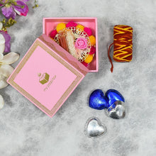 Load image into Gallery viewer, Light Pink Bhai Dooj / Tika Petite Box with Chocolates
