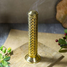 Load image into Gallery viewer, Stunning Floral Brass Agarbatti Stand
