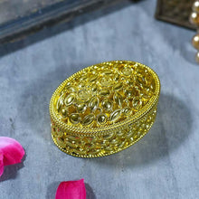 Load image into Gallery viewer, Shimmering Golden Trinket Box
