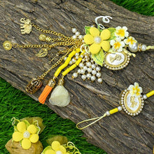 Load image into Gallery viewer, Silver Bhaiya Bhabhi Rakhi Combo
