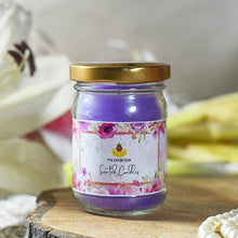 Load image into Gallery viewer, Lovely Lavender Glass Jar Scented Candle
