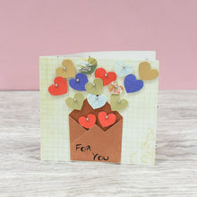 Load image into Gallery viewer, &quot;For You&quot; Mother&#39;s Day Colourful Heart Card
