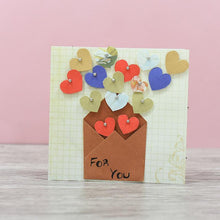 Load image into Gallery viewer, &quot;For You&quot; Mother&#39;s Day Colourful Heart Card
