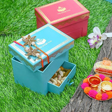 Load image into Gallery viewer, Floral Zardosi Rakhi Box
