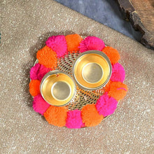 Load image into Gallery viewer, Gorgeous Pom Pom Akshat Roli Platter
