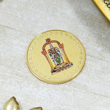 Load image into Gallery viewer, 24K Gold Foil Madhuri Meenakshi Coin
