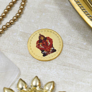 24K Gold Foil Siddhi Vinayak Coin