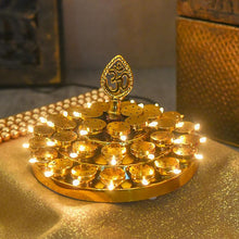 Load image into Gallery viewer, Traditional OM Layered LED Deep Thali
