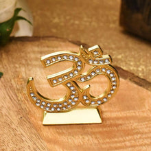 Load image into Gallery viewer, Auspicious OM Brass Showpiece
