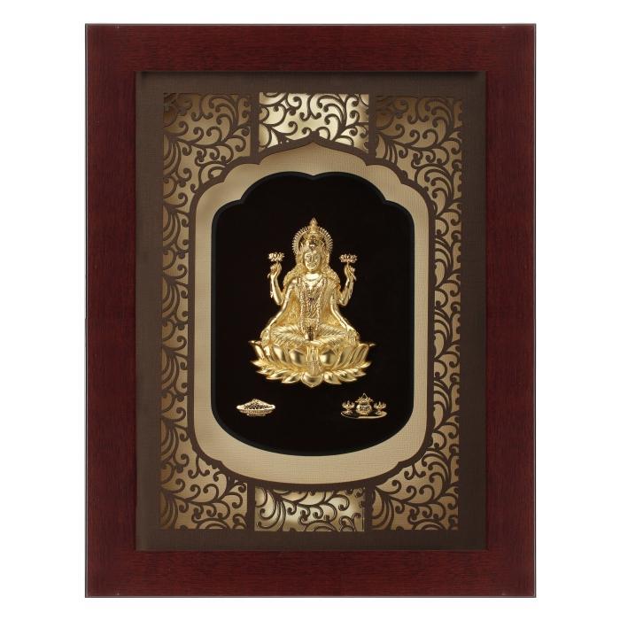 24K Gold Foil Large Laxmi Elite Frame