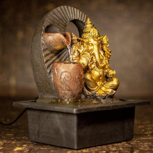 Load image into Gallery viewer, Ganesha with 2 Vessels Fountain
