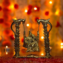 Load image into Gallery viewer, Peacock Radha Kishan Jhula
