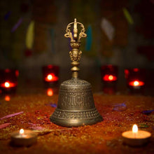 Load image into Gallery viewer, Antique Brass Bell Large
