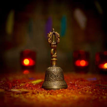 Load image into Gallery viewer, Antique Brass Bell Small
