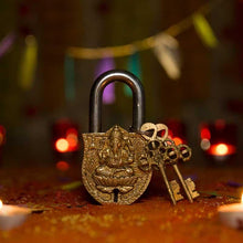 Load image into Gallery viewer, Antique Ganesha Lock
