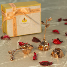 Load image into Gallery viewer, Rosea Floral Pooja Set of 3
