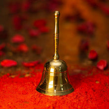 Load image into Gallery viewer, Antique Broad Brass Bell

