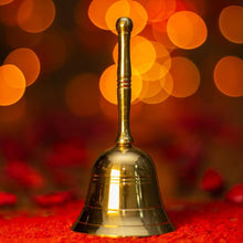 Load image into Gallery viewer, Antique Broad Brass Bell
