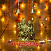 Load image into Gallery viewer, Sacred Shiv Parivar Brass Idol
