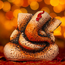 Load image into Gallery viewer, Orange Lime Stone Lord Ganesha Figurine

