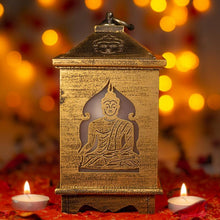 Load image into Gallery viewer, Handcrafted Antique Wooden Buddha Lantern
