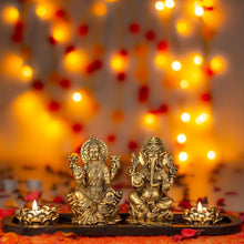Load image into Gallery viewer, Laxmi Ganesha Candle holder
