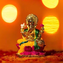 Load image into Gallery viewer, sitting position attractive lord ganesha idols for main door
