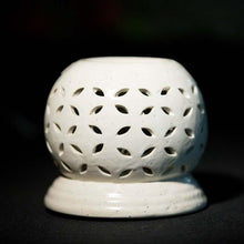 Load image into Gallery viewer, Pretty White Round Ceramic Aroma Diffuser
