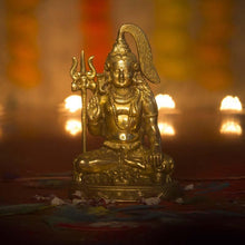 Load image into Gallery viewer, Stunning Lord Shiva Brass Idol
