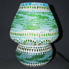 Load image into Gallery viewer, Exotic Beaded Mosaic Table Lamp
