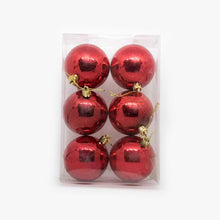 Load image into Gallery viewer, Red Shining Christmas Tree Hanging Balls Ornaments
