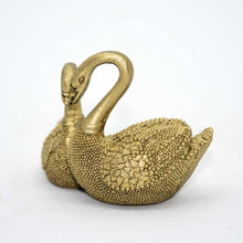 Load image into Gallery viewer, Feng Shui Pair of Golden Swan for Good Fortune
