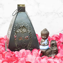 Load image into Gallery viewer, Handcrafted T-Light Lantern and Backflow Incense Holder Combo
