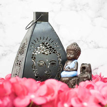 Load image into Gallery viewer, Handcrafted T-Light Lantern and Backflow Incense Holder Combo
