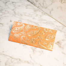 Load image into Gallery viewer, Pumpkin Orange Envelope with Paisley Floral Design (Pack of 5)
