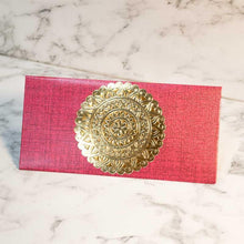 Load image into Gallery viewer, Scented Pink Envelope with Rangoli Design ( Pack of 5)
