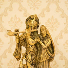 Load image into Gallery viewer, Brass Radha Kishan Idol

