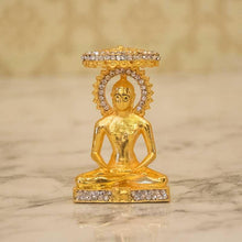 Load image into Gallery viewer, Crystal Diamond Studded Parshwanath Bhagwan Idol
