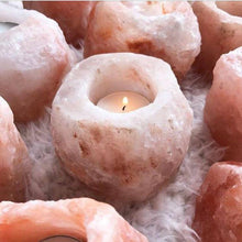 Load image into Gallery viewer, Himalayan Pink Salt Crafted Round T-light Lamp
