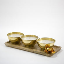 Load image into Gallery viewer, Exquisite Brass Scented Candle Platter
