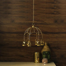 Load image into Gallery viewer, Hanging Bird Cage T-light Holder
