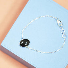 Load image into Gallery viewer, Black Tourmaline Anxiety Bracelet
