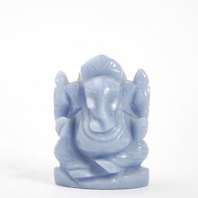 Load image into Gallery viewer, Calming Angelite Gemstone Ganesha Showpiece
