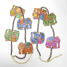 Load image into Gallery viewer, Hand Painted Elephant Wall Hanging Decoration
