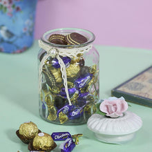 Load image into Gallery viewer, Swanky Floral Chocolate Jar
