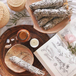 "Cleanse Your Home" Sage Sticks (Set of 2)