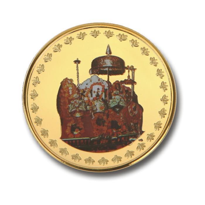 24K Gold Foil Vaishno Devi Coin