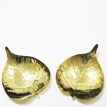 Load image into Gallery viewer, Antique Brass Prayer Leaf (Set of 2)
