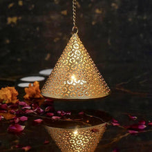 Load image into Gallery viewer, Handcrafted Makhruti Hanging T-light Holder
