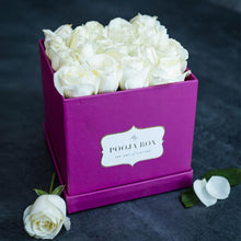 Load image into Gallery viewer, White Roses - Bright Pink Flora Box
